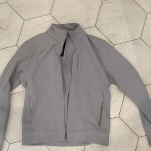 lululemon athletica Light Gray Full-Zip Jacket